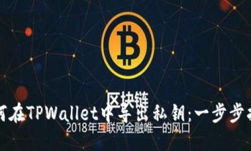 如何在TPWallet中导出私钥：一步步指南